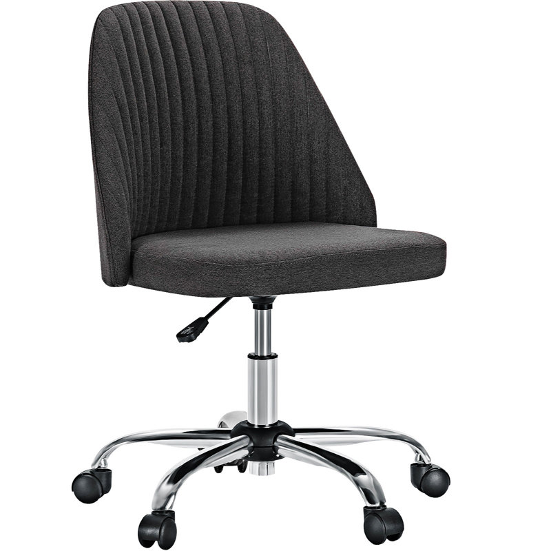 Chaise de travail Jubayer, Noir