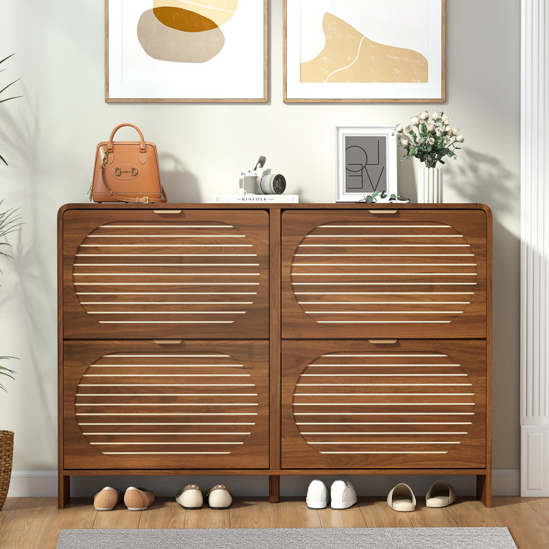 24 Pair Shoe Storage Cabinet