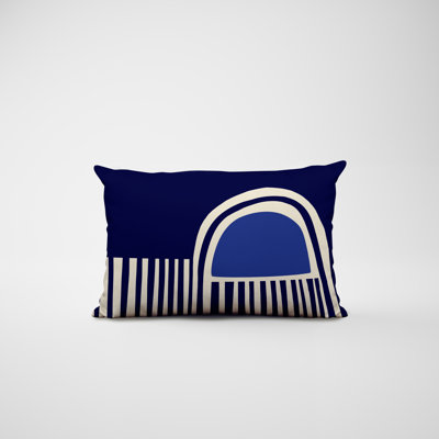 Polyester / Mélange de polyester Housse de coussin rectangulaire intérieure / extérieure lombaire et insert