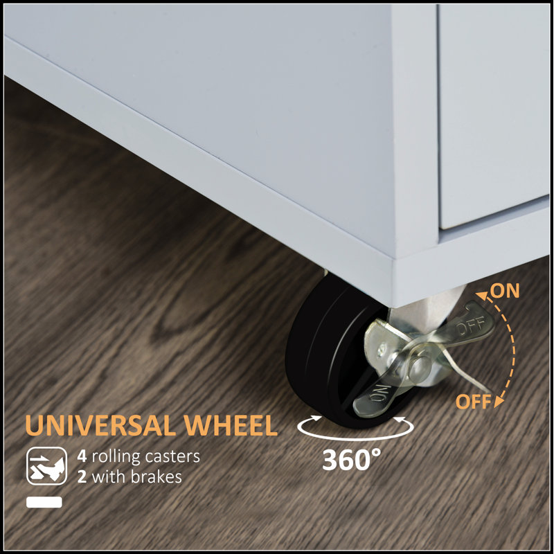 Versatile Kitchen Island Cart with Drawer, Storage Cabinet, and Towel Rack for Enhanced Organization and Mobility, Gray