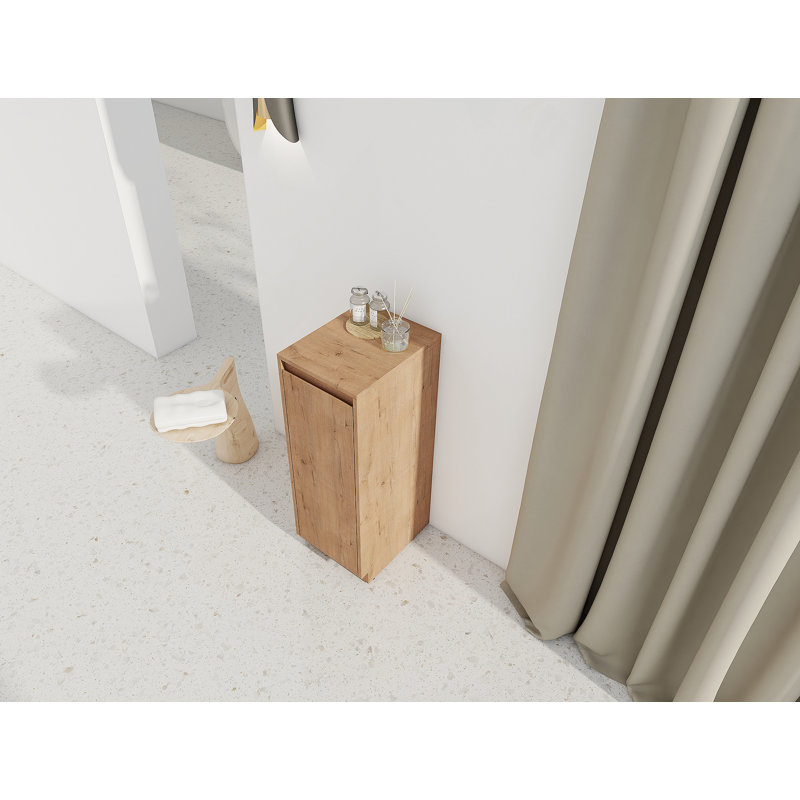Small Freestanding Storage Cabinet With Soft Close Doors
