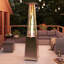 Downton Stainless Steel Propane Standing Patio Heater