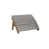 Light Gray Top/Antique Mahogany Base
