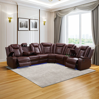 Fauteuil modulaire inclinable électrique avec lumière DEL
