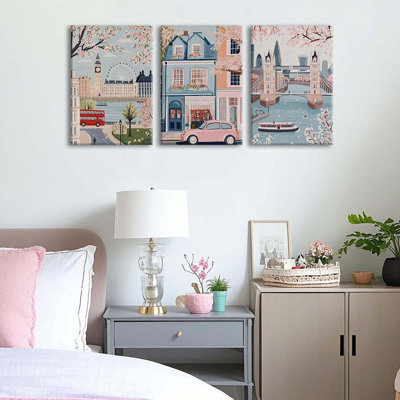 3 Piece Wrapped Canvas Print
