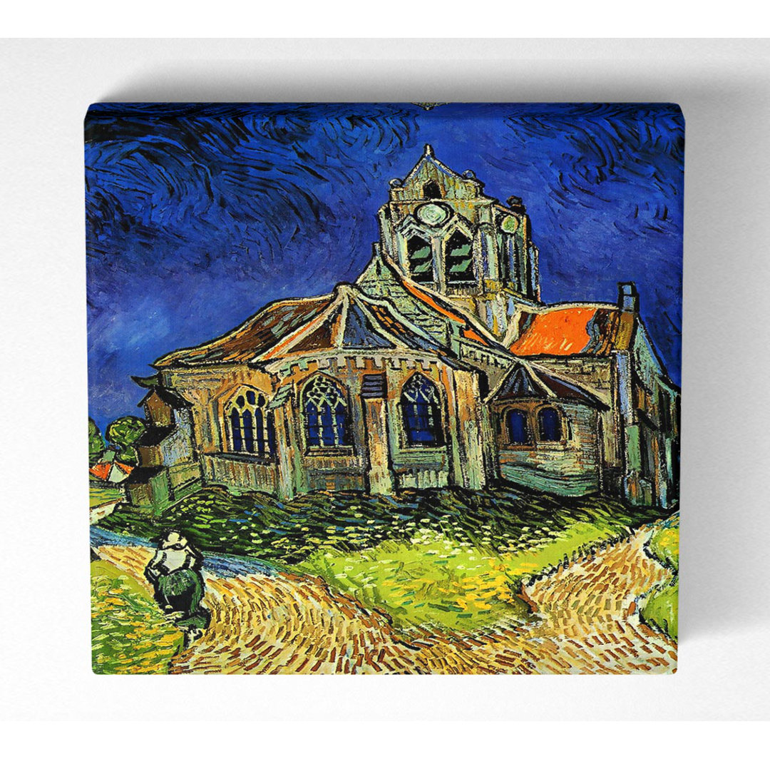 Koeninger Van Gogh Die Kirche von Auvers - Leinwanddrucke auf Leinwand