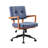 Upholstered Swivel Home Office Desk Chair-1400671505
