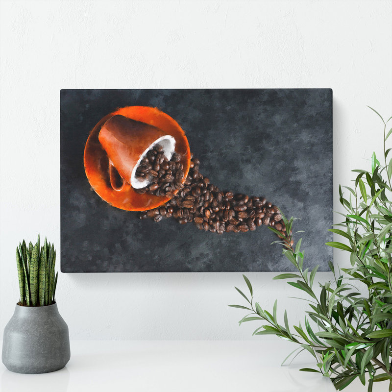 Coffee Beans Vol.2 - Wrapped Canvas Print, 40cm H x 60cm W x 3cm D