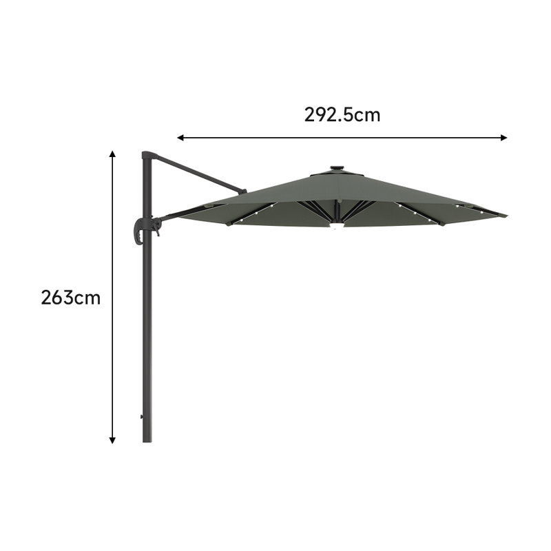 292.5cm Balcony Parasol