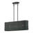 Weavington 3 Light Black Medium Linear Chandelier-121436235-121436237
