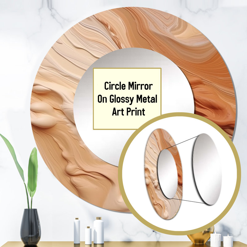 Round Wall Mirror, 29" x 29"