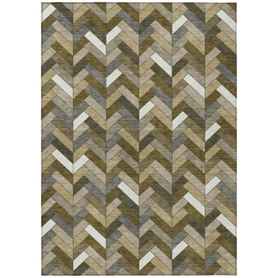 Machine Washable Indoor/Outdoor Matteson ACN2296 Geometric Rug