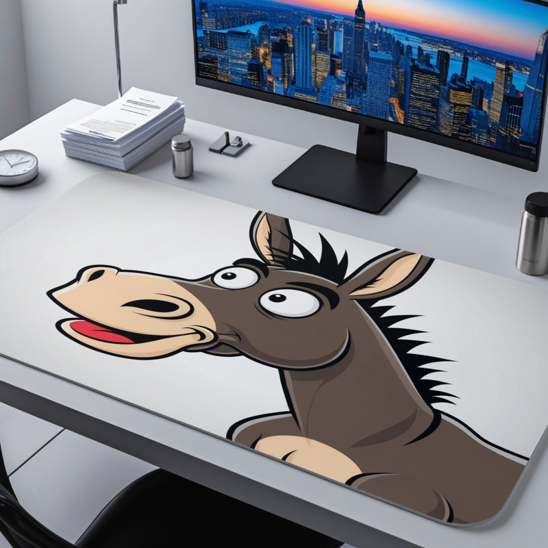 Polyester Desk Pad, 14.4x12.1