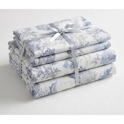 Talavera Sheet Set White/ Blue