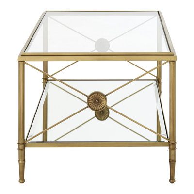 Blacke Frame Coffee Table with Storage