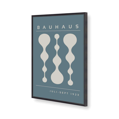 Strom Blue Retro Bauhaus, affiche II