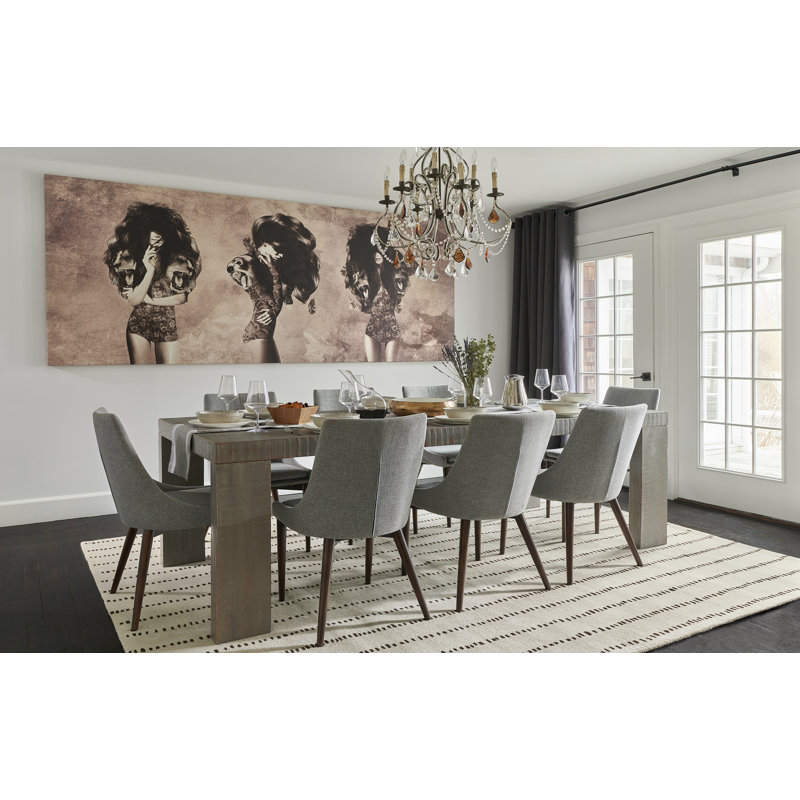 Austen Hand Tufted Wool Striped Area Rug in Beige, Rectangle 2' x 3'