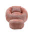 Fauteuil à billes rond avec repose-pieds-1828414011