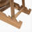 Adirondack Chair With Rustic Design, Acacia Wood, Foldable, And Traditional Slats For Outdoor Comfort