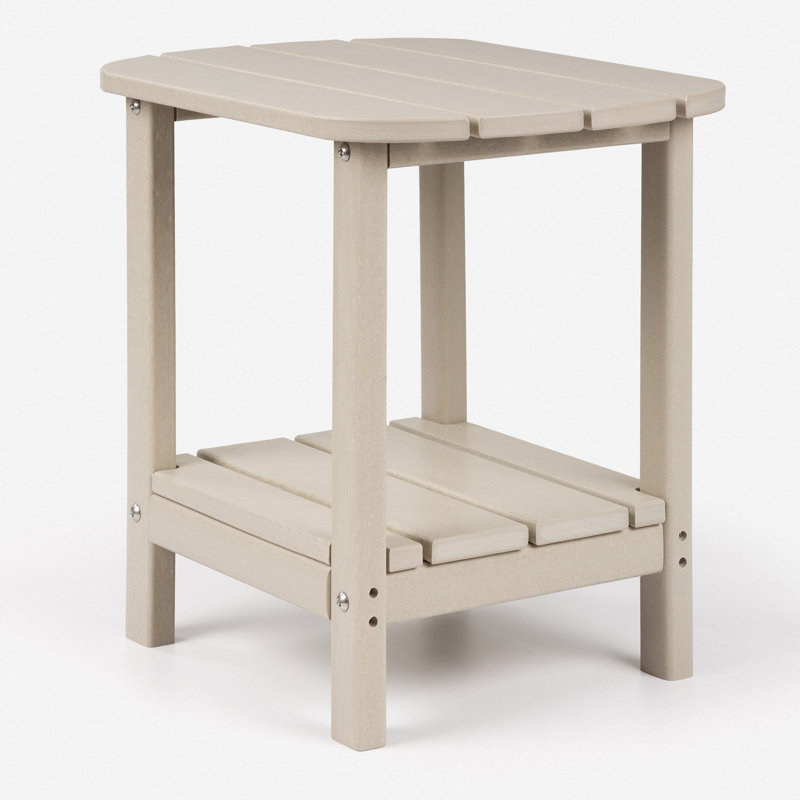 Deerfiled Rectangular 35.5cm L Outdoor Side Table, Sand