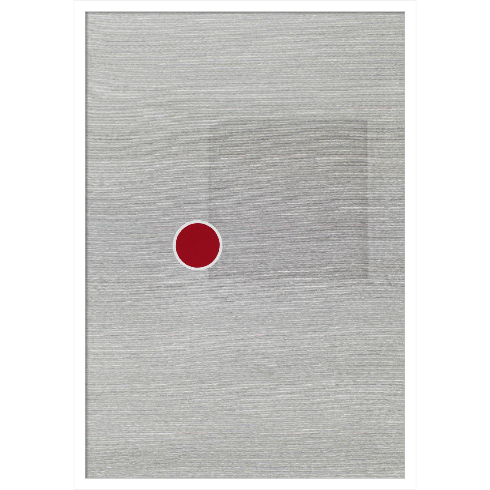 Masako by Alex Dunn, 33" H x 23" W x 1" D, White