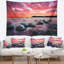 Tapisserie «Seashore Moeraki Boulders at Sunset»-28502127