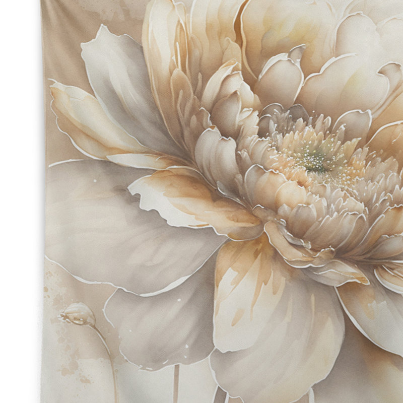 Tapisserie en polyester avec punaises, H 50 po x l 60 po