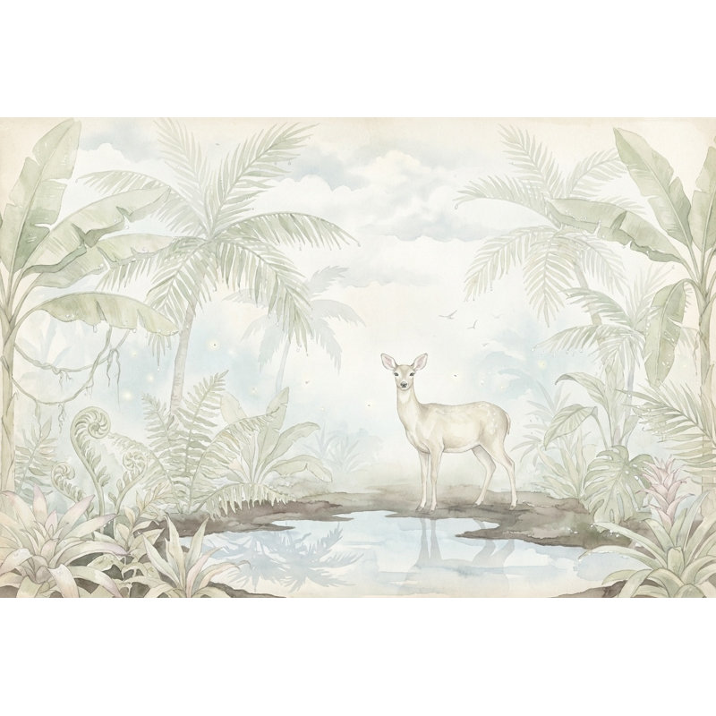 Papier peint nuage nuageux ciel couvert amovible brumeux, 140 po x 108 po, Peler et coller