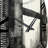 Grey Bridge Monochromatic Crossing Graphite II - Architecture Wall Clock-93396794