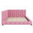 A Fully Upholstered Platform Bed In Full Size, Equipped With USB Ports And An LED Strip-1320663280