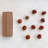 Paper Folding Honeycomb Pumpkin Garland With Twig Stems In Kraft Box