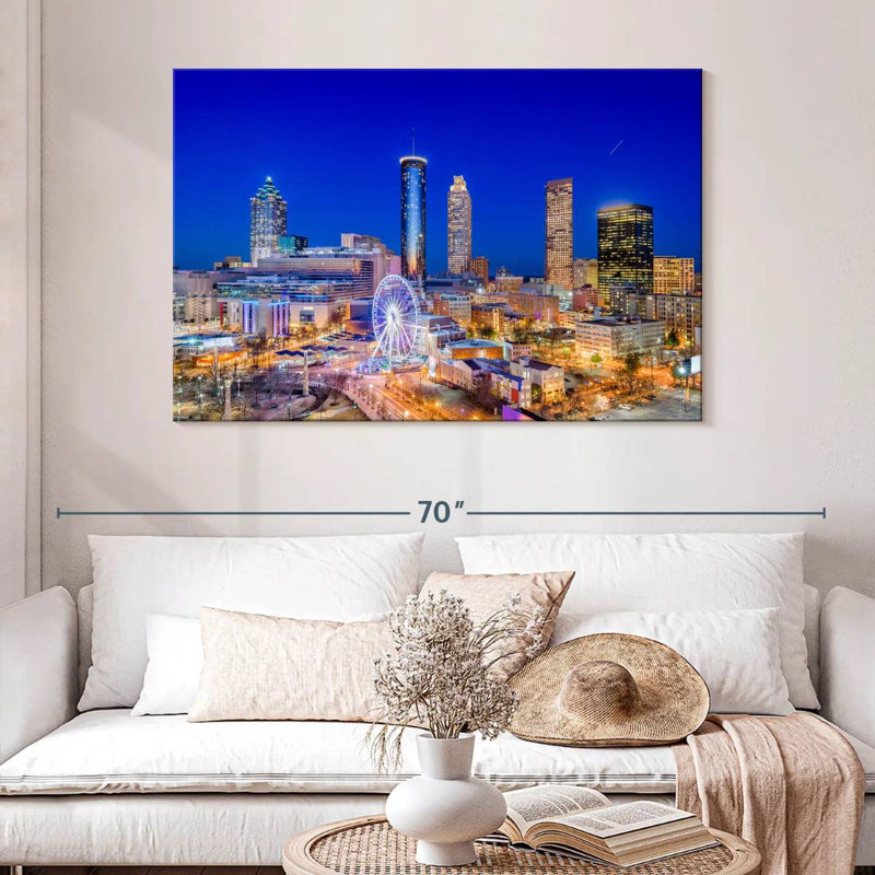 Kavia Spectacular Atlanta Night, H 32 po x l 48 po