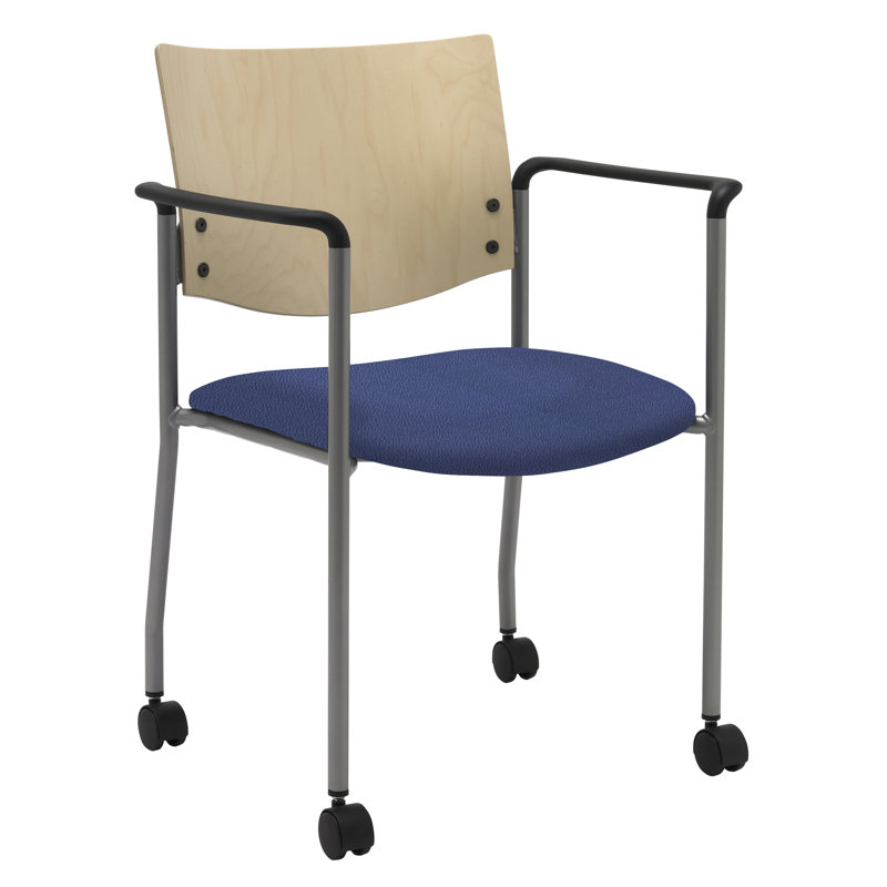 Chaise empilable Evolve Series, Naturel, Fudge, Sans accoudoirs