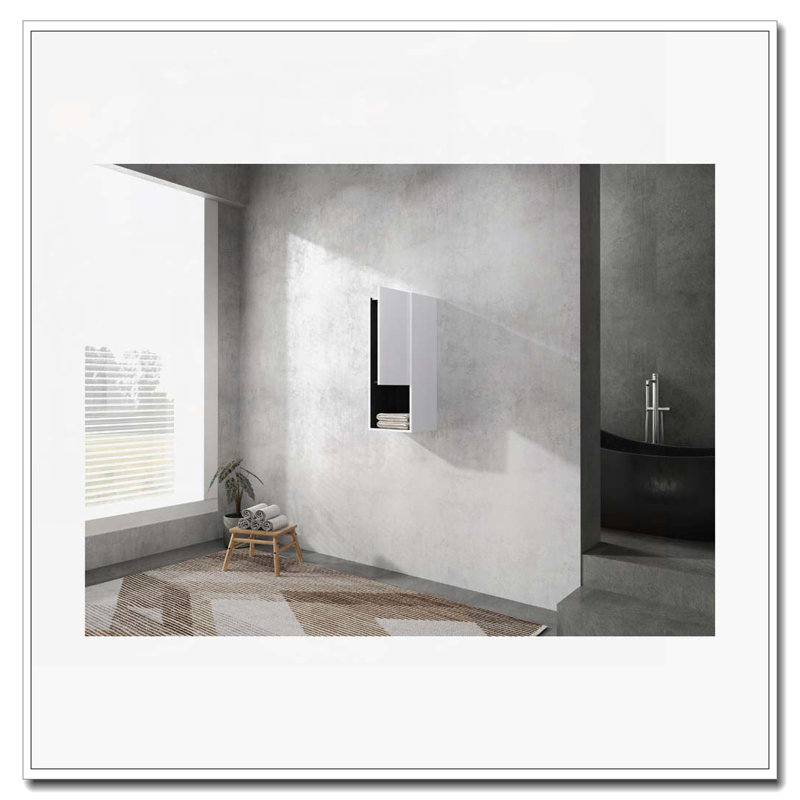 Armoire de salle de bain, portes à fermeture douce, conception à fixation flottante