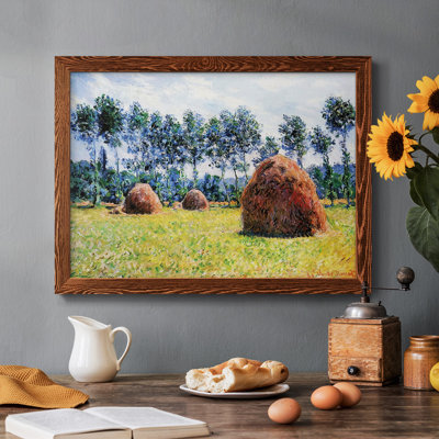 " Haystacks At Giverny, 1884 " by J Paul