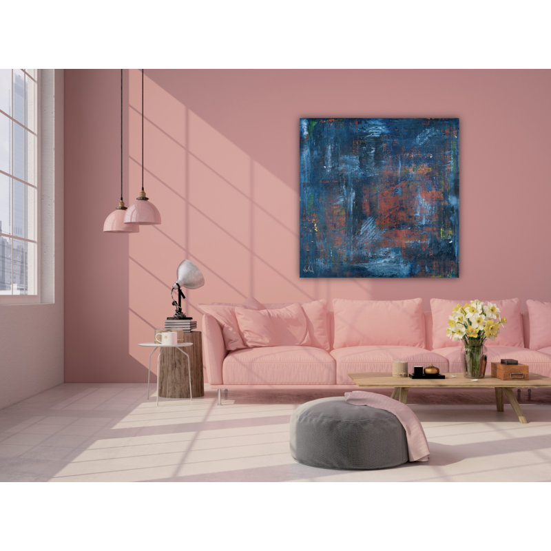Abyss - Artist Enhanced Canvas Print, 40" H x 40" W  x 1" D, Wrapped Canvas