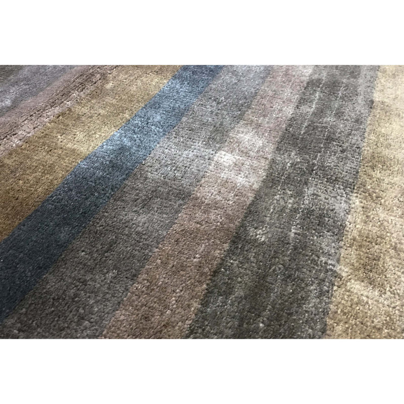 Tapis multicolore de haute qualité noué à la main, Rectangle 5'9" x 8'10"