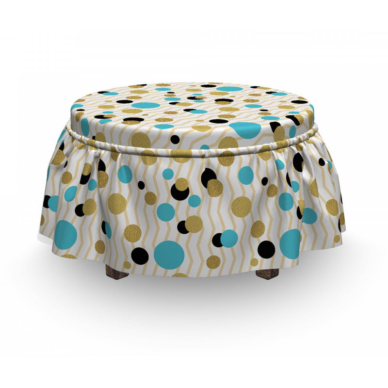 Box Cushion Ottoman Slipcover