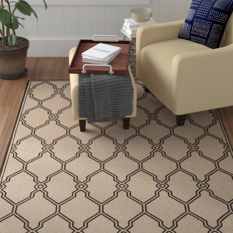 Miesha Performance Geometric Rug, Rectangle 9' x 12'