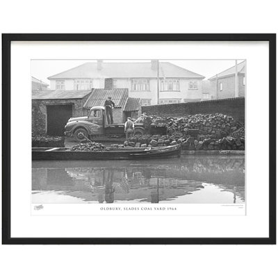 Oldbury, Slades Coal Yard 1964 1 Piece Single Picture Frame Wall Art