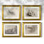Ensemble de 4 reproductions d'art rétro