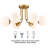6-Light Globe Semi Flush Mount-123117138