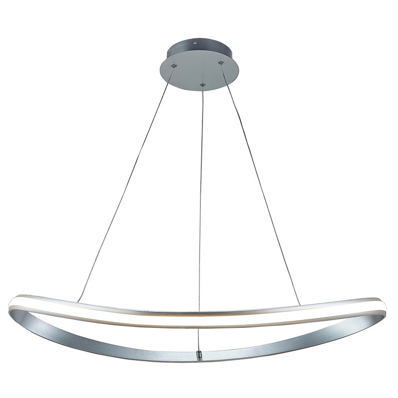 Luminaire suspendu ovale 1 lumière DEL Array