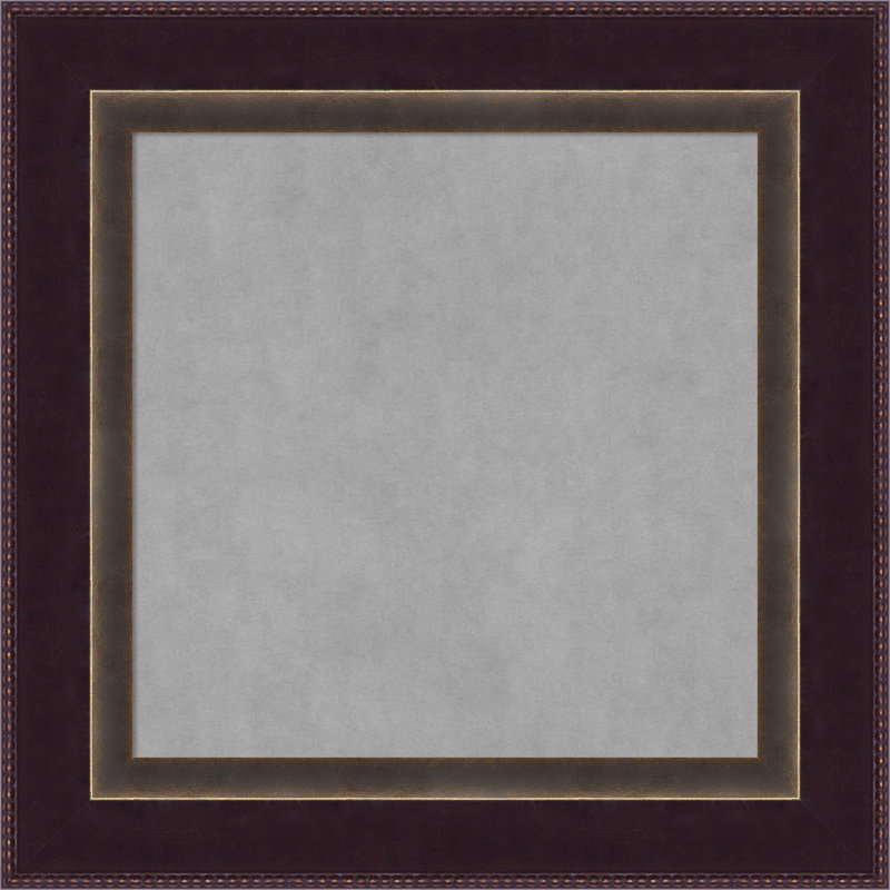 Magnetic Wall Mounted Bulletin Board, 16" H x 16" W