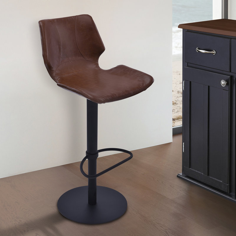 Tabouret pivotant de 21 po, Café