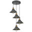 Olamon 4 - Light Black Cluster Pendant