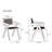 Hamlet Industry Chic Ash Wood Dining Arm Chair in Natural-67947507