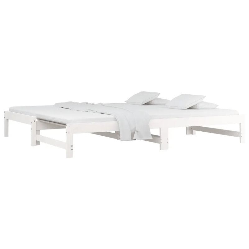 Platform Bed, 80 x 200cm, White
