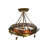 Glass Semi Flush Mount