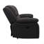 Causeuse inclinable noire
